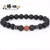 Pulsera de Piedra Natural Más Vendida de Amazon, Joyería Transfronteriza, Pulsera de Piedra Natural Cristal Estilo Étnico Hecha a Mano con Cuentas para Mujer
