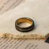 Anillo Personalizado de Titanio Puro con Diseño de Nicho, Lujo Discreto, Sensación de Alta Gama, No se Desvanece, Anillo Ultraligero para el Dedo Índice, para Niñas