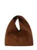 Venta al por mayor transfronteriza de diseño coreano nicho, bolso de mano de gamuza mate, bolsa tipo nube plisada de gran capacidad, estilo moderno
