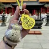 Popular Colgante de Oro Puro de Buena Suerte, Bolsa Dorada de la Fortuna, Llavero de Calabaza, Amuleto de Buena Suerte para Inauguración de Negocio, Regalo para Evento Promocional, Recuerdo