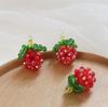 Cuentas de mijo de belleza de hada suave, cuentas de cristal tejidas con alambre de cobre envuelto, regalo para novias, accesorios de joyería creativos hechos a mano.