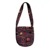 Bolsa Saco Pelúcia Estampa Leopardo Retrô Outono/Inverno 2025 Bolsa Tiracolo de Grande Capacidade Bolsa de Ombro Casual Lona para Estudantes