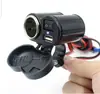 Accesorios de modificación para motocicleta cargador USB 2.1 impermeable para teléfono móvil portavasos para encendedor de cigarrillos fuente de alimentación de carga para coche GPS 12V