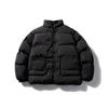 Ru-Meng Invierno Moda Retro China Hebilla Cuello Vertical Abrigo Acolchado de Algodón Chaqueta Acolchada de Algodón Gruesa Chaqueta Acolchada de Algodón Casual Holgada para Hombres y Mujeres