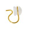 Dolor Invisible Perforaciones de Oreja Accesorios Clip para Oreja diy Aretes de Perlas Color con Baño de Cobre Retenedor de Color Color Oro Verdadero 18K Retenedor de Color Clip para Oreja en Forma de U