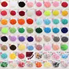 Pompones pequeños de poliéster de colores de alta elasticidad Accesorios hechos a mano para manualidades Decoración navideña Accesorios de bola de peluche Transfronterizo