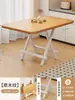 Mesa Plegable, Mesa Pequeña Portátil para Apartamentos de Alquiler, Mesa de Comedor para el Hogar, Mesa Cuadrada, Mesa Pequeña para Montar Puestos