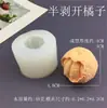 Molde de Silicona DIY para Cáscara y Pulpa de Naranja, Decoración de Pastel de Mousse de Chocolate Fondant de Frutas Molde para Hornear