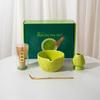 Conjunto de Chá Matcha Transfronteiriço Estilo Japonês Tigela de Matcha Pontilhada com Bico, Ferramentas de Cerâmica, Tigela de Matcha com Bico