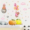 Nuevo LD93058 oso de dibujos animados luna estrellas nubes dormitorio niños pegatinas decoración de pared pegatinas de pared autoadhesivas