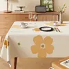 Toalha de Mesa Estilo Ins Impermeável e à Prova de Óleo Sem Lavagem Toalha de Mesa Toque de Luxo Leve Alto Padrão 2026 Nova Retangular Pvc Toalha para Mesa de Café