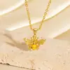 Colar Cruzado Novo Estilo Luxo Leve Esmalte Gota Diamante Cravejado Coração Futebol Flor Nicho Alto Padrão Versátil Corrente para Suéter DIY