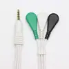 Cable de audio macho de 3.5 de cuatro polos alargado blindado blanco A hebilla hembra de 4.0 línea de hebilla uno a tres