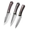 Faca Forjada, Faca Multiuso, Faca para Carne com Pegador Manual, Faca para Matar Peixe, Faca de Exterior, Faca para Carne com Cabo de Madeira, Faca Reta Pequena Espessada