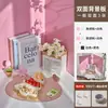 Tablero de fondo de fotos de doble cara INS PVC color sólido pared de fondo accesorios de disparo productos gourmet diseño de escena de fotografía