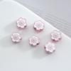 Tinta de cozimento Macaron Color Alloy Cherry Blossom Straight Beads Beaded DIY Pulseira Chaveiro Acessórios de Corrente de Celular