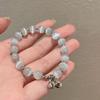 Pulsera de Campana con Cuentas de Ópalo para Niñas Ins Celebridad de Internet Pulsera de Lujo Ligero de Gama Alta Diseño de Nicho Pulsera para Novia