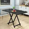 Mesa cuadrada plegable, mesa de comedor simple para el hogar para apartamentos pequeños y casas de alquiler, mesa portátil para puestos al aire libre
