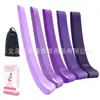 Bandas de Resistencia de Yoga Transfronterizas, Bandas de Resistencia para Fitness, Bandas de Resistencia Ajustables para Entrenamiento de Piernas de Danza, Entrenamiento de Fuerza, Sentadillas, Estiramientos