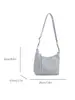 Bolso pequeño portátil de alta gama estilo extranjero para mujer 2024 nuevo bolso de verano para ir al trabajo bolso de hombro cruzado bolso tipo empanada