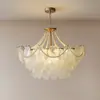 Candelabro de Cristal de Lujo Ligero Estilo Francés, Lámpara para Sala de Estar, Iluminación Elegante Moderna Minimalista para Dormitorio y Comedor, Lámpara LED de Cristal de Moda