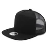 Gorras de Malla Hip-Hop Transfronterizas de Amazon para Hombres y Mujeres, Gorras de Malla Hip-Hop, Gorras de Béisbol de Ala Plana de Moda para Primavera y Verano