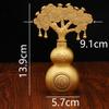 Árbol del Dinero Giratorio Adornos de Aleación de Metal Adornos de Oficina Artesanías de Metal Giratorias Árbol del Dinero Giratorio