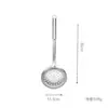 Espátula de acero inoxidable, cucharón para sopa, espátula para freír, espumadera, juego de cucharas de cocina caseras engrosadas, utensilios de cocina con aislamiento térmico antiquemaduras, venta al por mayor de utensilios de cocina