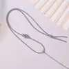 Cordón para Collar de Nudo Ruyi Estilo Nuevo Adecuado para Colgar Colgantes de Oro, Cordón de Collar Trenzado Ajustable Semi-Terminado para DIY