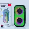 Altavoz Bluetooth modelo privado transfronterizo altavoz dual portátil tarjeta LED colorido inalámbrico altavoz exterior explosiones transfronterizas