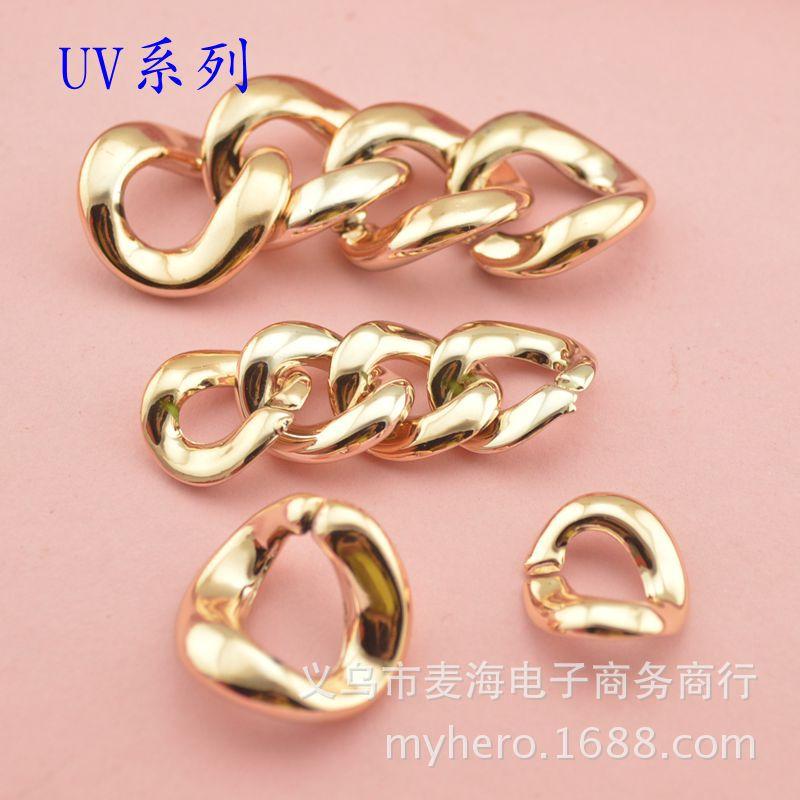 18*18和23*23MM链扣UV玫瑰金
