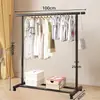 Cabideiro Extra Espesso, Guarda-Roupa de Chão, Cabide de Roupas Móvel Estilo Creme para Quarto de Casa, Cabideiro Simples para Dormitório, Prateleira para Varanda