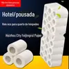 Papel higiênico 80g rolo pequeno papel toalha papel higiênico Quarto de hotel clube de hotel toalha de mão para as mãos rolo de papel com núcleo de polpa de madeira masculino
