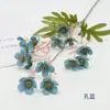 Flor Artificial Flor de Ciruelo Rama Única Arreglo de Flores Falsas con 15 Flores de Ciruelo Pequeñas para Decoración Interior de Sala de Estar en Casa Arte Floral