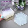 Posavasos de flor seca de epoxi arena movediza niños padre-hijo molde de silicona de epoxi soporte redondo de amor bandeja espejo hecho a mano