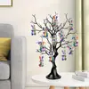 Figura de Coelho Colorida Fofa Conjunto Pastoral de Páscoa Decorativo de 24 Peças Novo Pendurado Interno Transfronteiriço Peça Única de Madeira