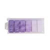 Bolsa de Corrección Yidu Roja Mini Morada Degradado Estilo Ins de Aspecto Caro Simple Compacta Portátil para Almacenamiento Fácil