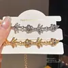 Pulsera Geométrica Popular con Incrustaciones de Diamantes y Diseño de Flor Transfronteriza para Mujer, Elegante y Única, Sensación de Alta Gama, Joyería Moderna y Versátil