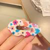 Presilha de Cabelo Fosca Fofa de Desenho Animado para Mulheres com Franja Lateral para Verão, Presilha Bb Popular Coreana