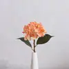 Flor Artificial Individual Hortensia Holandesa Pequeña Decoración Suave para el Hogar Decoración de Mesa Floricultura Hortensia Copo de Nieve Arreglo Floral para Salón de Bodas