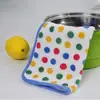 Panos de bolinhas para limpeza de cozinha, panos de lavar louça que não ficam engordurados facilmente e absorventes, toalhas de limpeza para uso doméstico que não soltam fiapos facilmente.