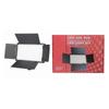 Luz de Relleno LED de Panel Plano con Batería Integrada para Fotografía de Transmisión en Vivo al Aire Libre, Luz de Relleno Cuadrada LED RGB para Transmisión en Vivo y Belleza