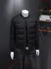 Invierno Europeo Nueva Chaqueta de Plumón Flocado para Hombre Slim Tendencia Marca Abrigo Casual Tallas Grandes Chaqueta de Béisbol para Hombre Tendencia