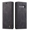 Adecuado para Samsung S10Plus Funda Protectora S9 Funda para Teléfono con Tarjetero S24 Funda de Cuero Nuevo S21 Soporte de Carcasa Magnética