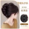 Peluca con cabeza de albóndiga, hija femenina, dragón, barba, flor, maíz, paquete de cabello, simulación de cabello, nido de pollo, pinza para sujetar la cabeza, red, peluca roja, anillo