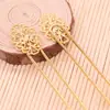 Alfiler para el Pelo de Hoja Soldada de Cobre Alfiler de Pelo Estilo Antiguo Materiales para Hacer Tocados Hanfu Hechos a Mano Accesorios de Alfiler con Forma de Serpiente para Novia