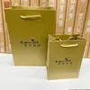 Bolsa de Mano para Joyería Color Champagne, Bolsa de Papel para Guardar Pulseras y Brazaletes, Bolsa para Empacar Regalos y Joyería