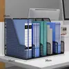 Prateleira de armazenamento multifuncional para mesa, organizador de mesa, suporte para livros combinado, pequena estante de livros para escritório, prateleira de armazenamento com divisórias