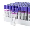 Tubo de Coleta de Sangue com Anticoagulante EDTA Tampa Roxa Tubo de Coleta de Sangue a Vácuo de Microvolume Tampa Pediátrica Tubo de Coleta de Sangue Capilar para Rotina