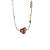 [Joyería Xiaoxia] Frances Super Hada Elegante Colorido Mariposa de Goteo de Aceite Pulsera Natural Colorido Dulce y Suave Hecho a Mano